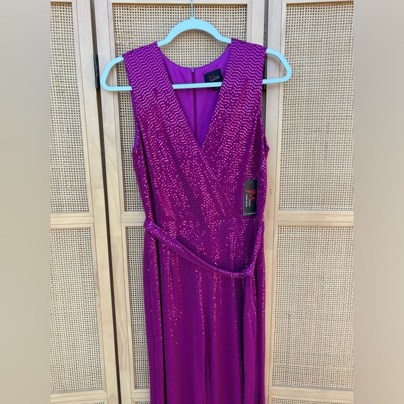 JM Studio Jumpsuit - Fuchsia - Picture 2 of 8